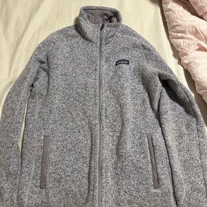 Patagonia Heather Gray Fleece Jacket